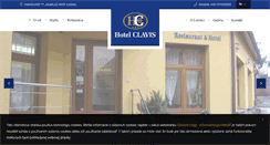 Desktop Screenshot of hotelclavis.sk